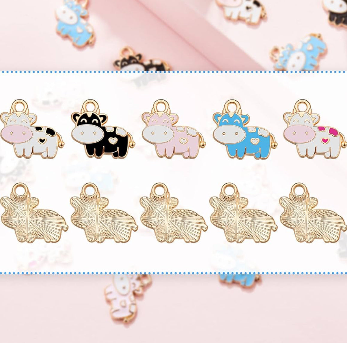 Individual Charm (cute cows)