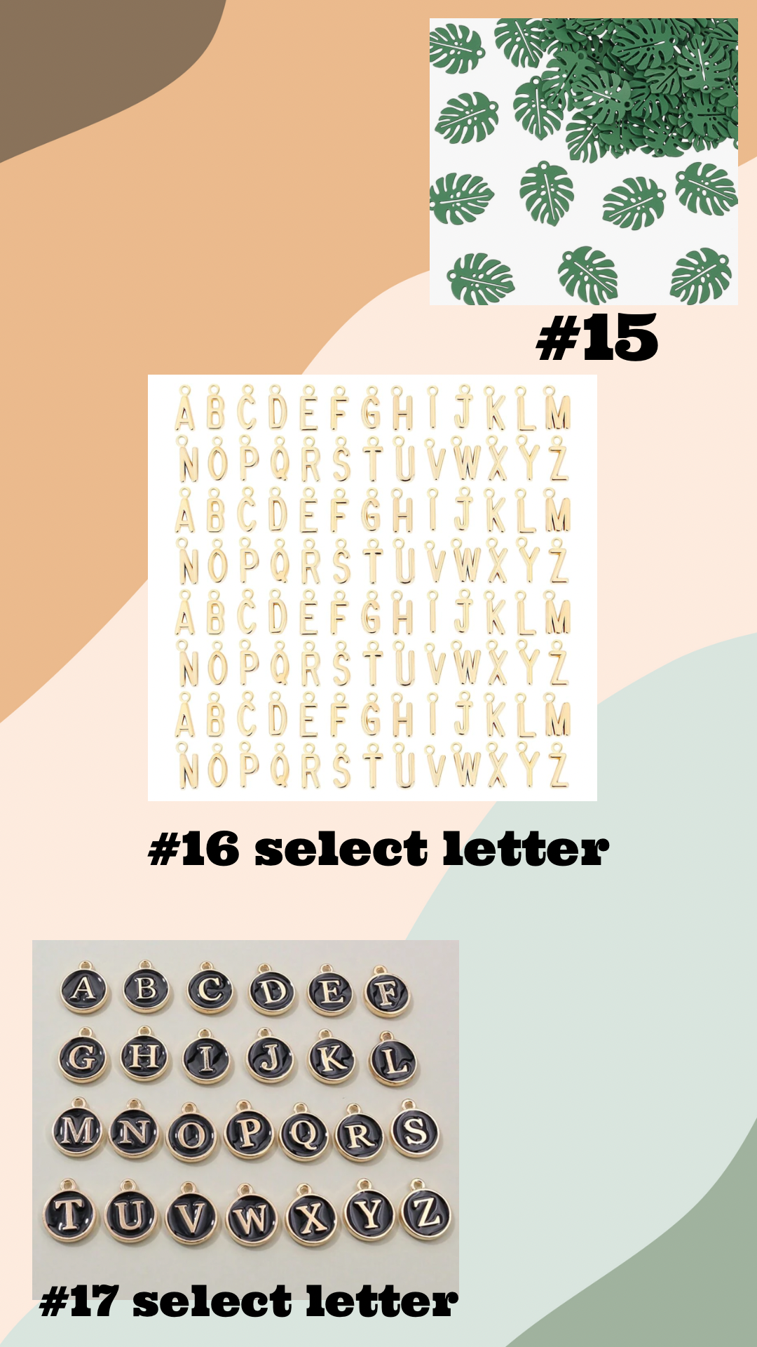 Charm Leather Strap Keychain