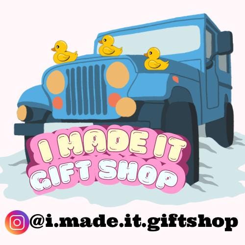 Jeep Rubber duck charms for jeep lovers keychain in pink, yellow, white, and blue Jeep Duck, Jeep, Rubber Duck, Keychain Charm