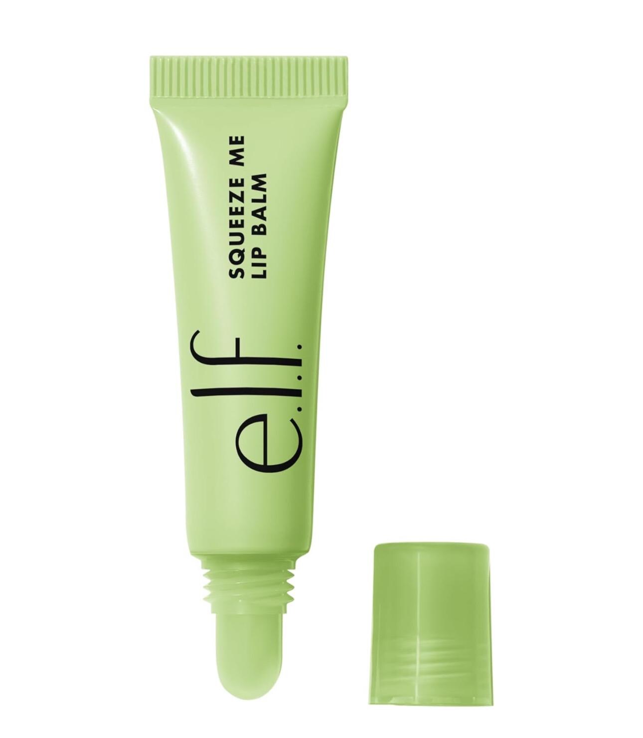ELF honeydew (green) lip balm with charms