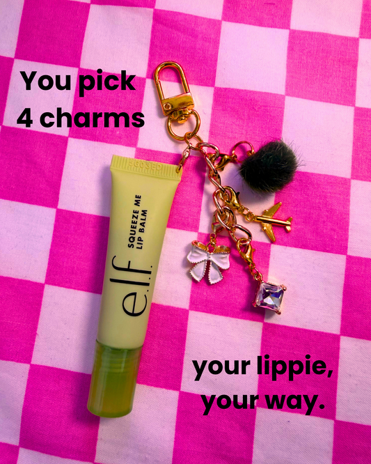 Bálsamo labial ELF Honeydew (verde) con charms