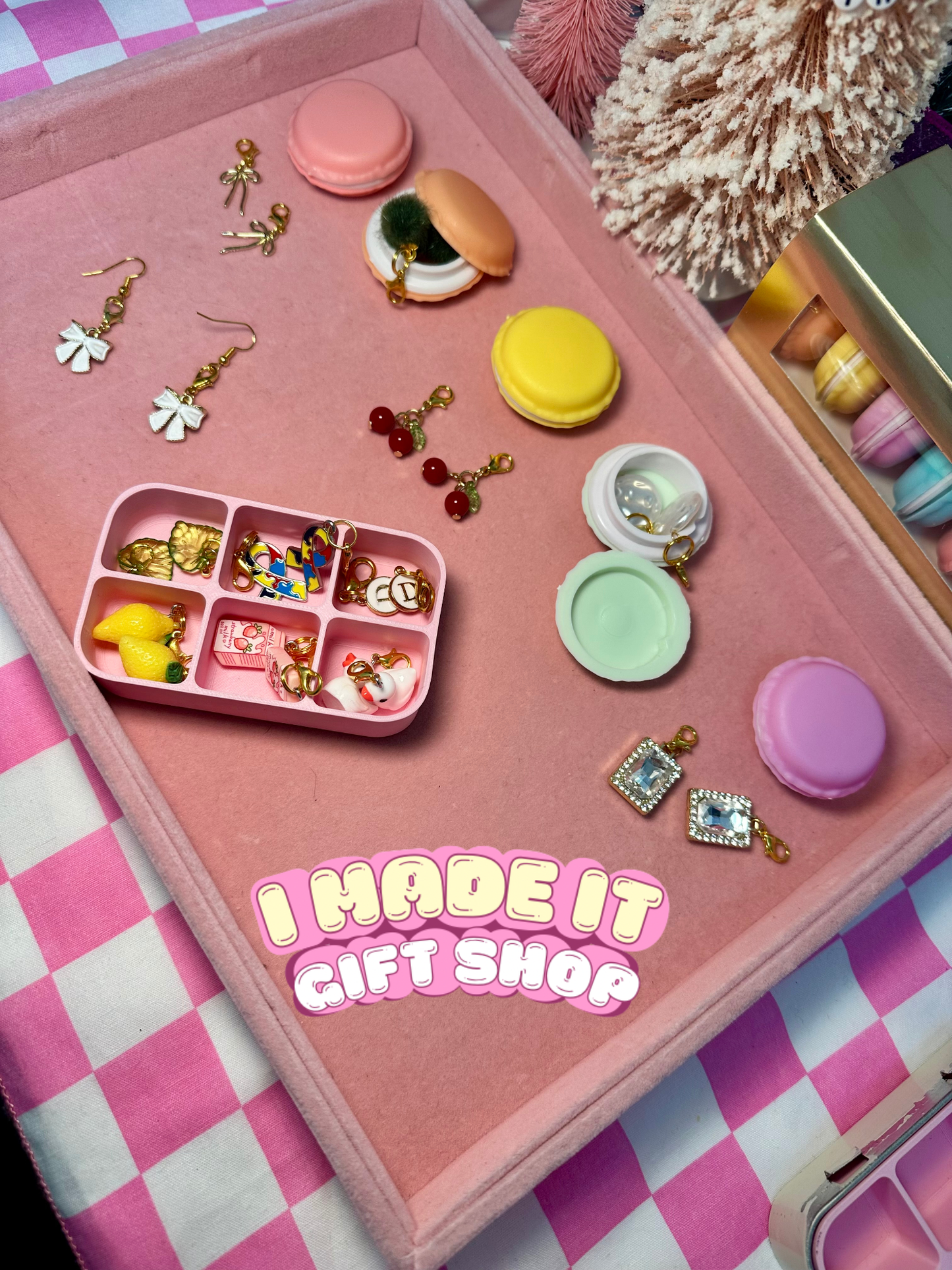 Earrings Macaron Cookie Set