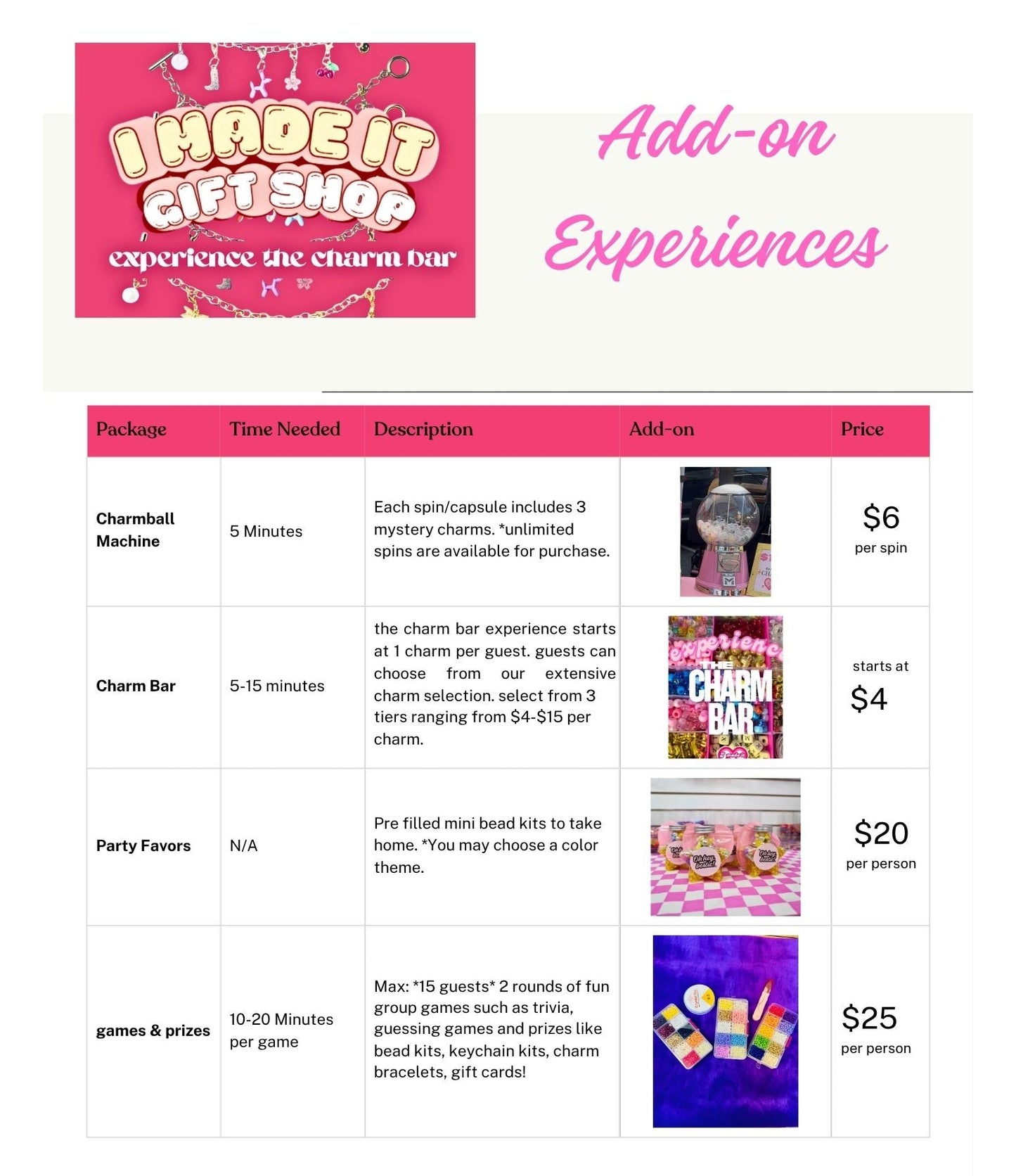 Book a Party (12 & under.)
