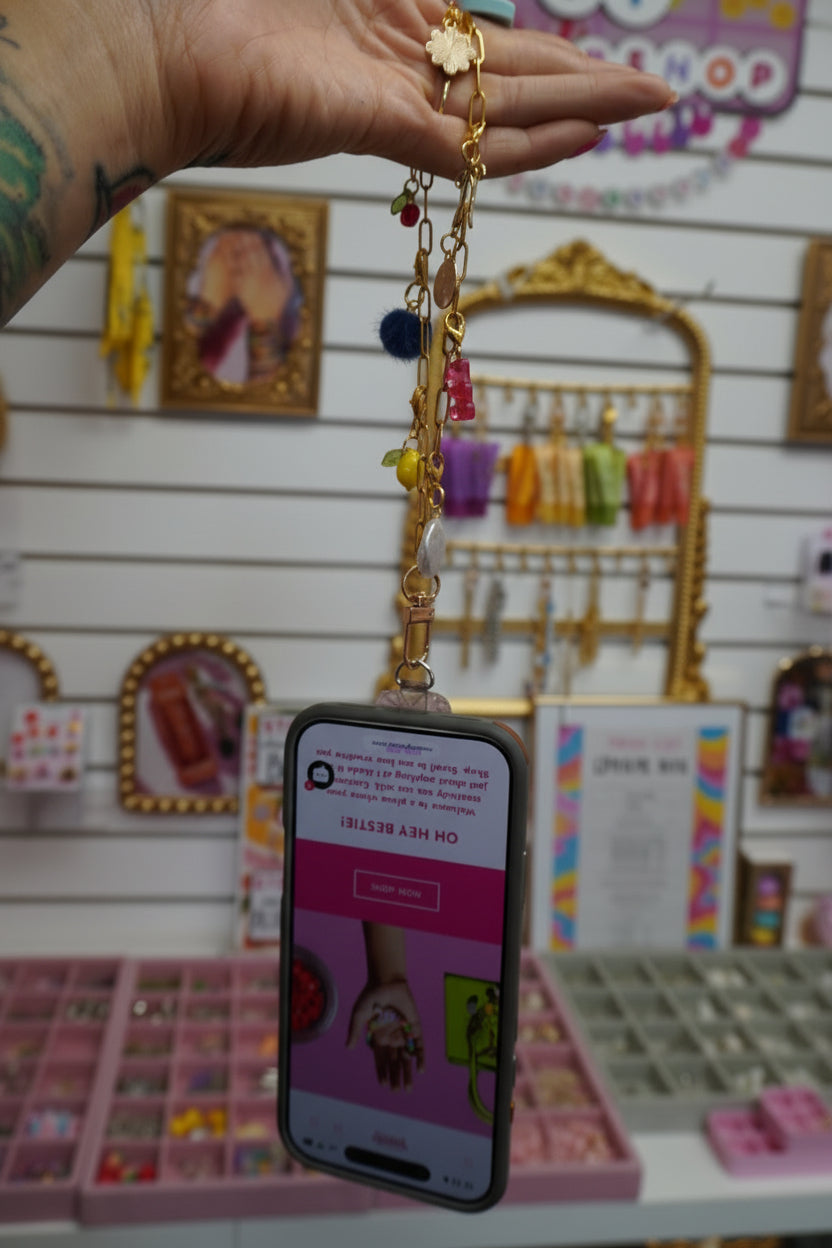 Charm wristlet