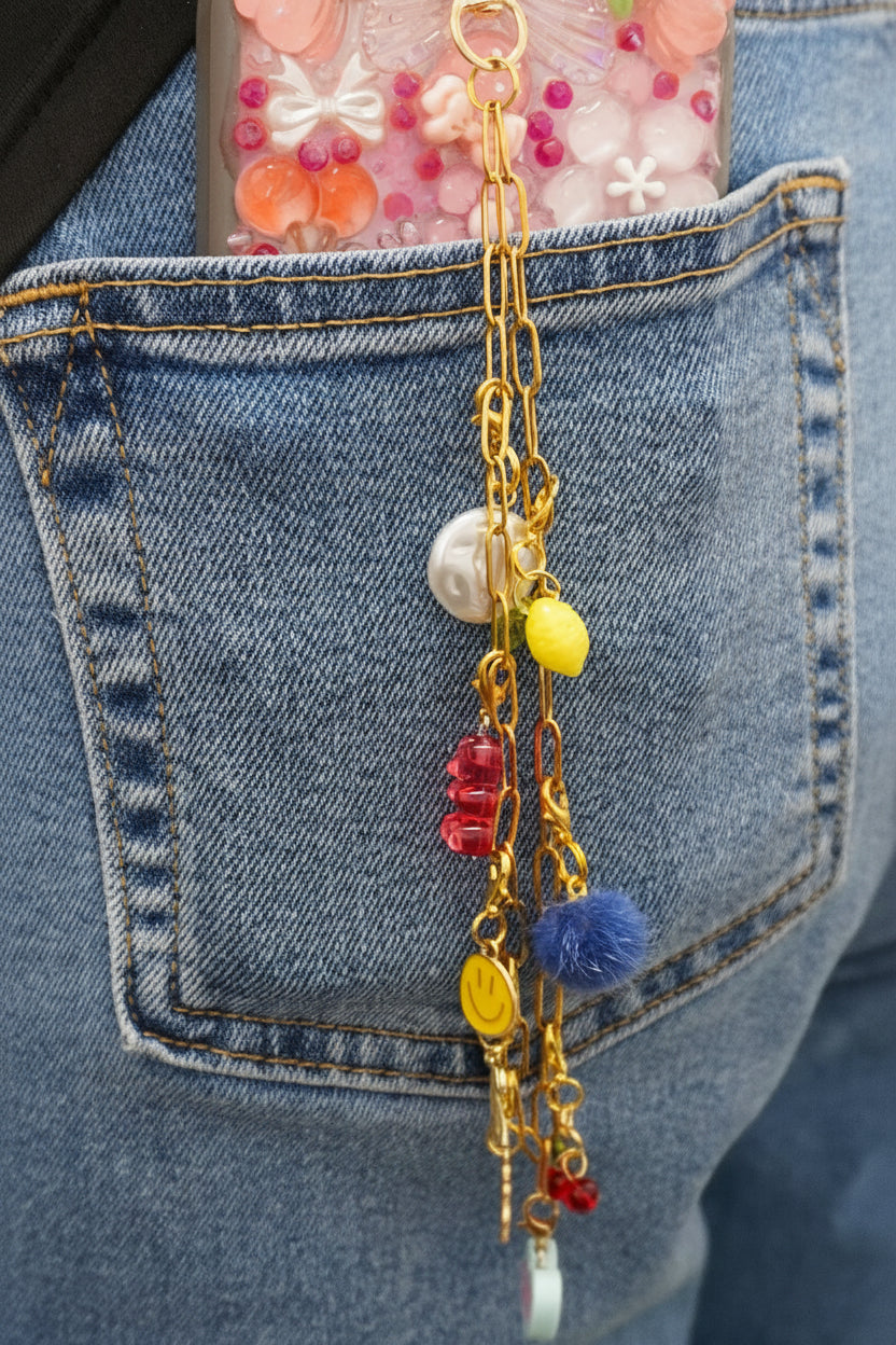 Charm wristlet