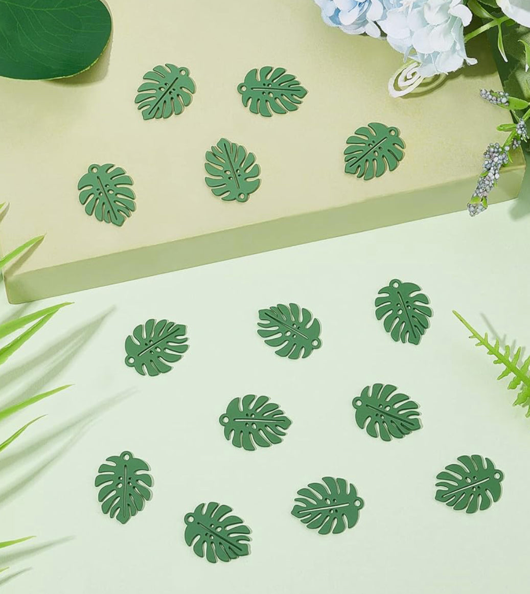 Individual Charm (Monstera Leaf)