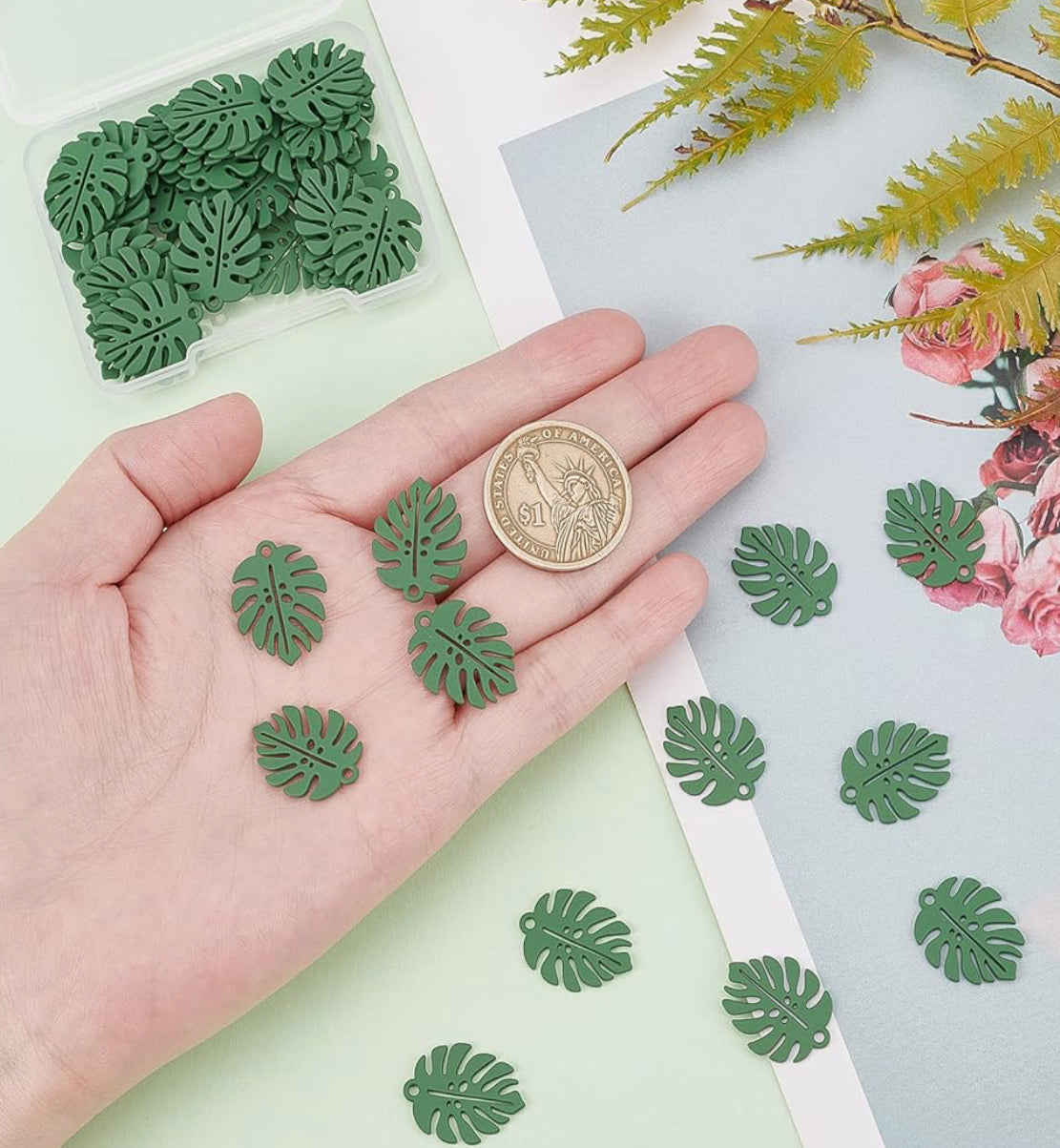 Individual Charm (Monstera Leaf)