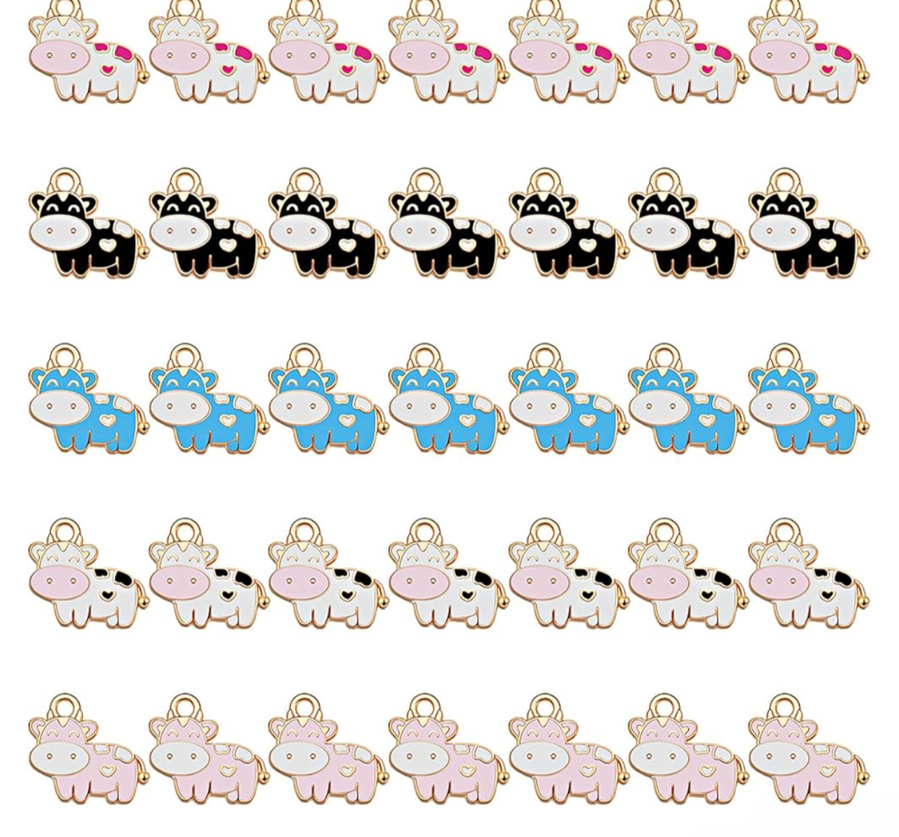 Individual Charm (cute cows)