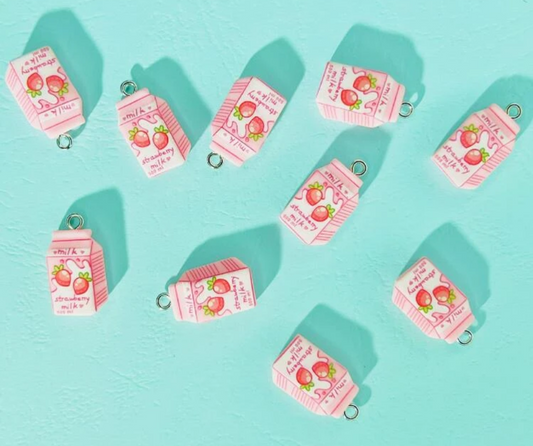 Individual Charm (strawberry milk)