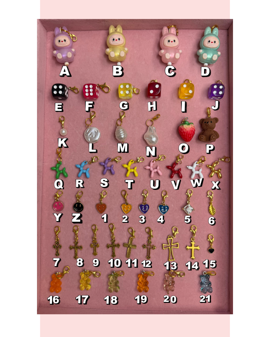 Bálsamo labial ELF fresa (rosa) con charms